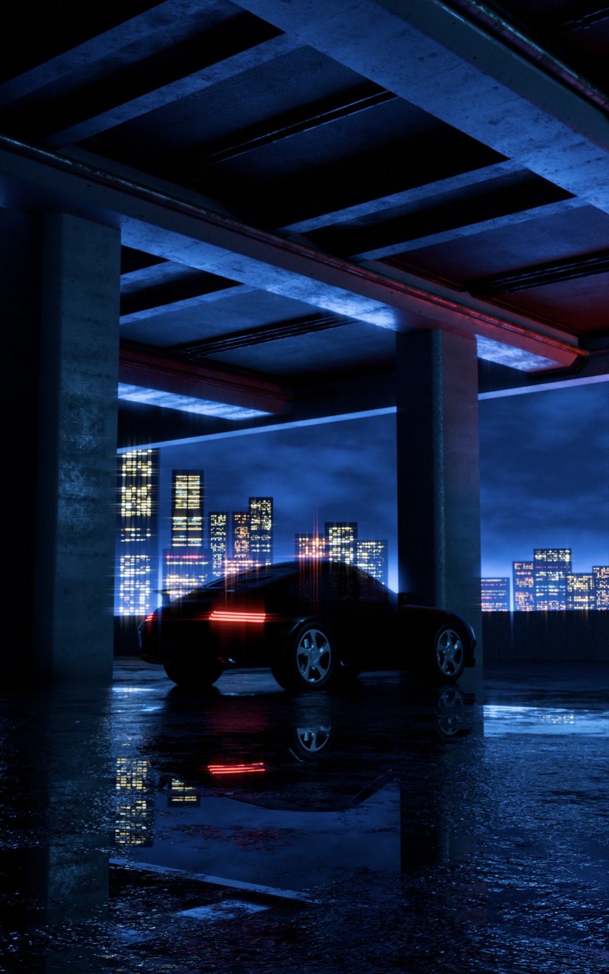Car in Retro City